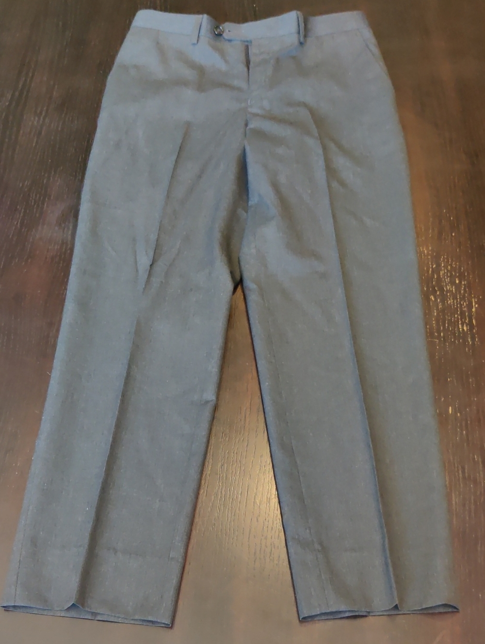 Ralph Lauren Light Gray Pleated Dress Pants for Kids 20R